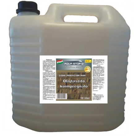 Olajtaszító kőimpregnáló - Stone Protector Max 10 liter